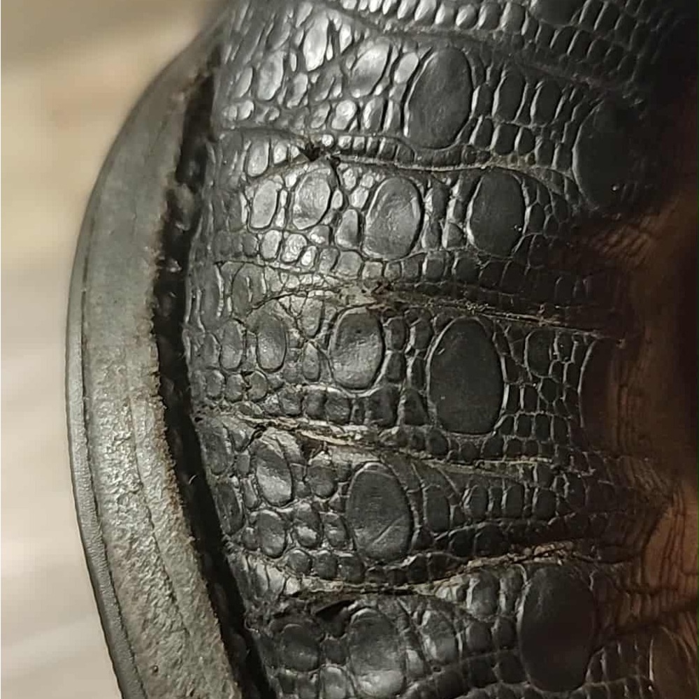 Lucchese Black and Red Western Boots - Picture 9 of 16